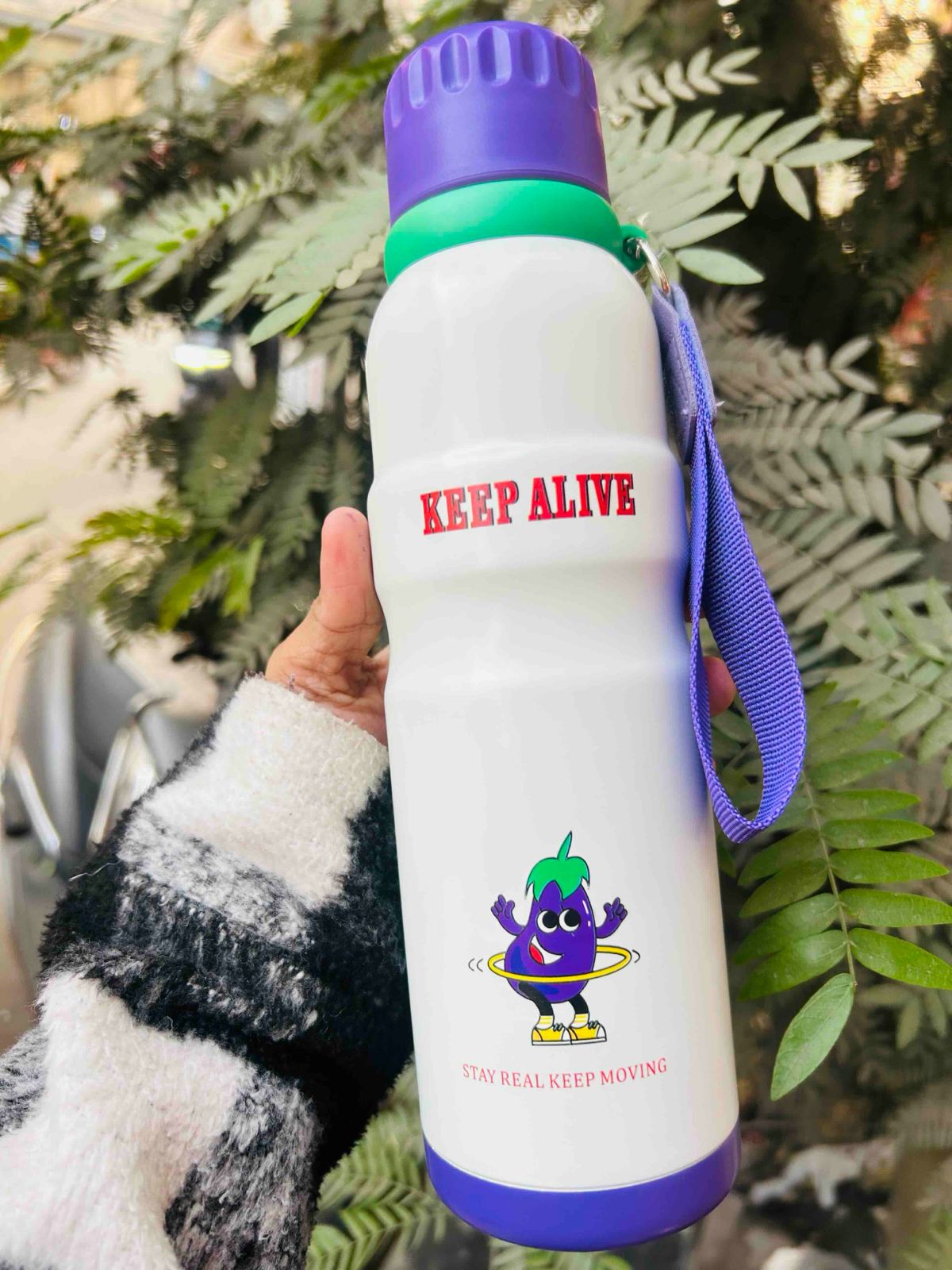 The Keep Alive Printed Sports Water Bottle