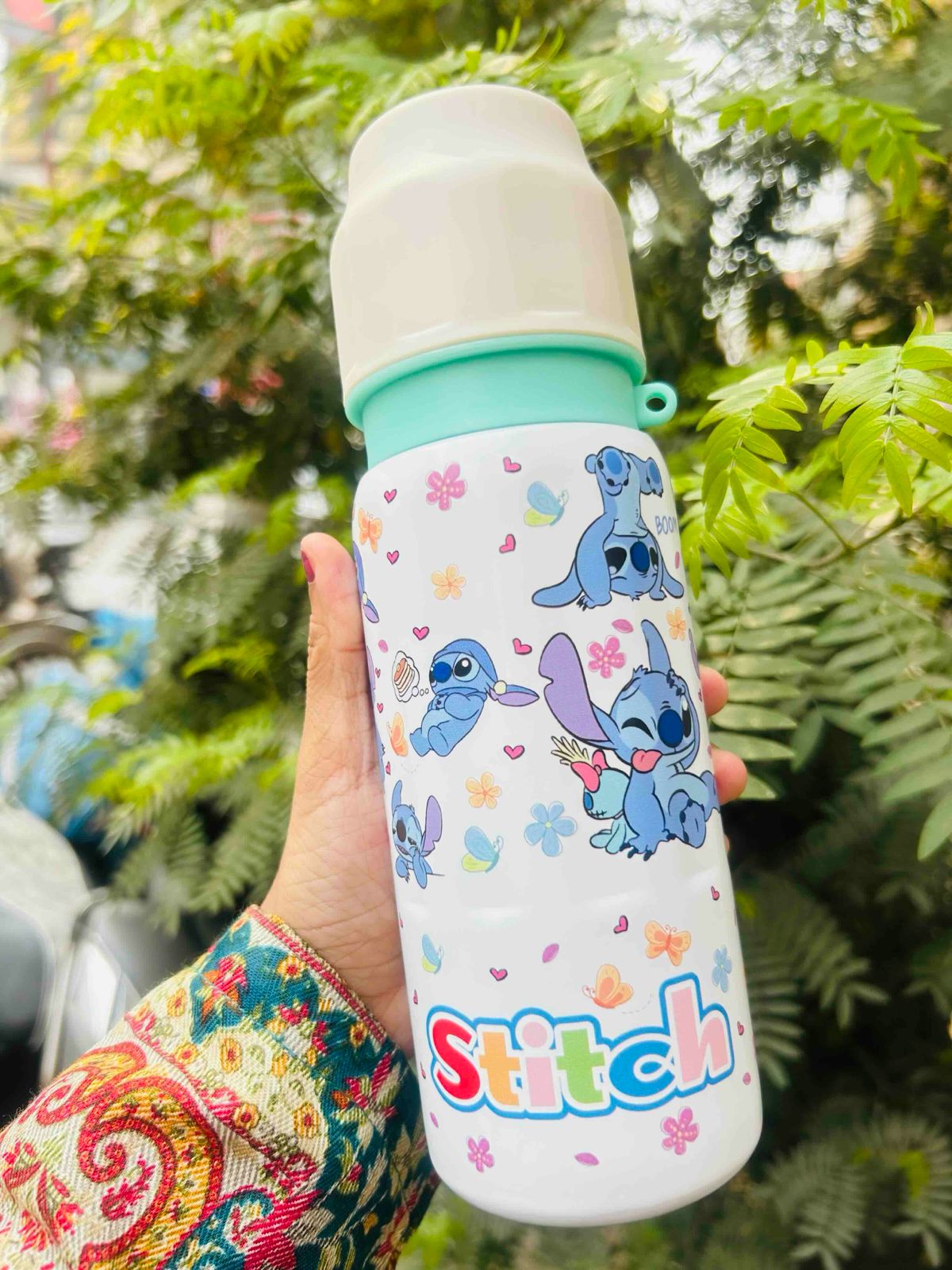The Stitch Printed Insulated Water Bottle