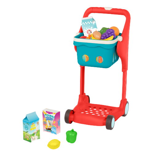 Shop & Glow Toy Cart Red
