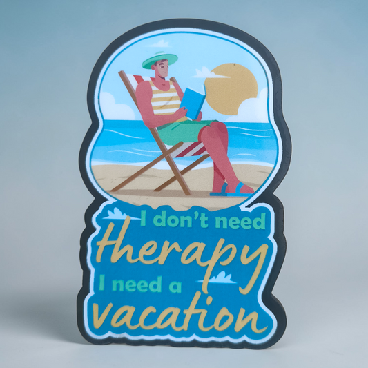 Vacation Vibes Fridge Magnet