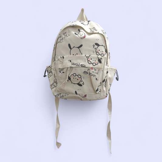 Cute Puppy Cartoon Kids School Backpack
