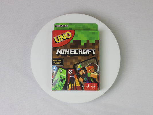 UNO Minecraft Card Game – Official Minecraft Edition | Family & Party Game (2–10 Players)