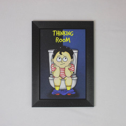 Thinking Room – Funny Wall Art Frame