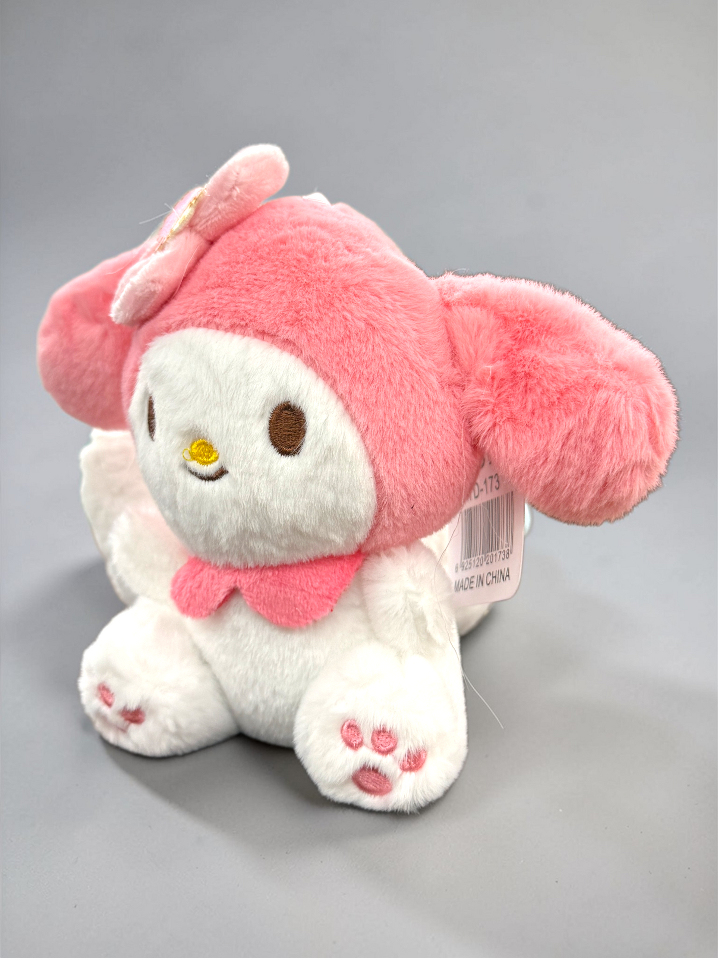Pink Bunny Plush Keychain