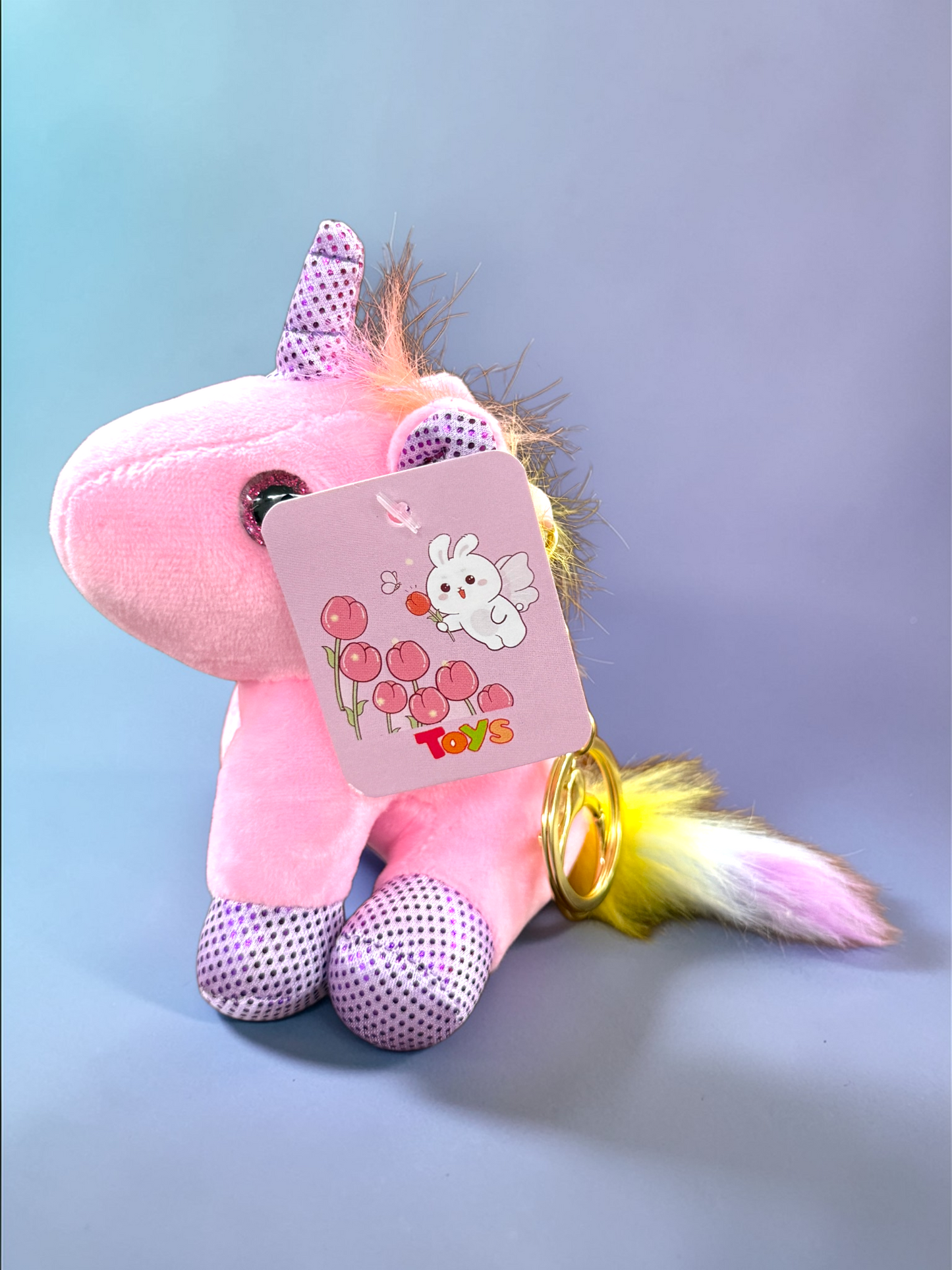 Unicorn Plush Keychain