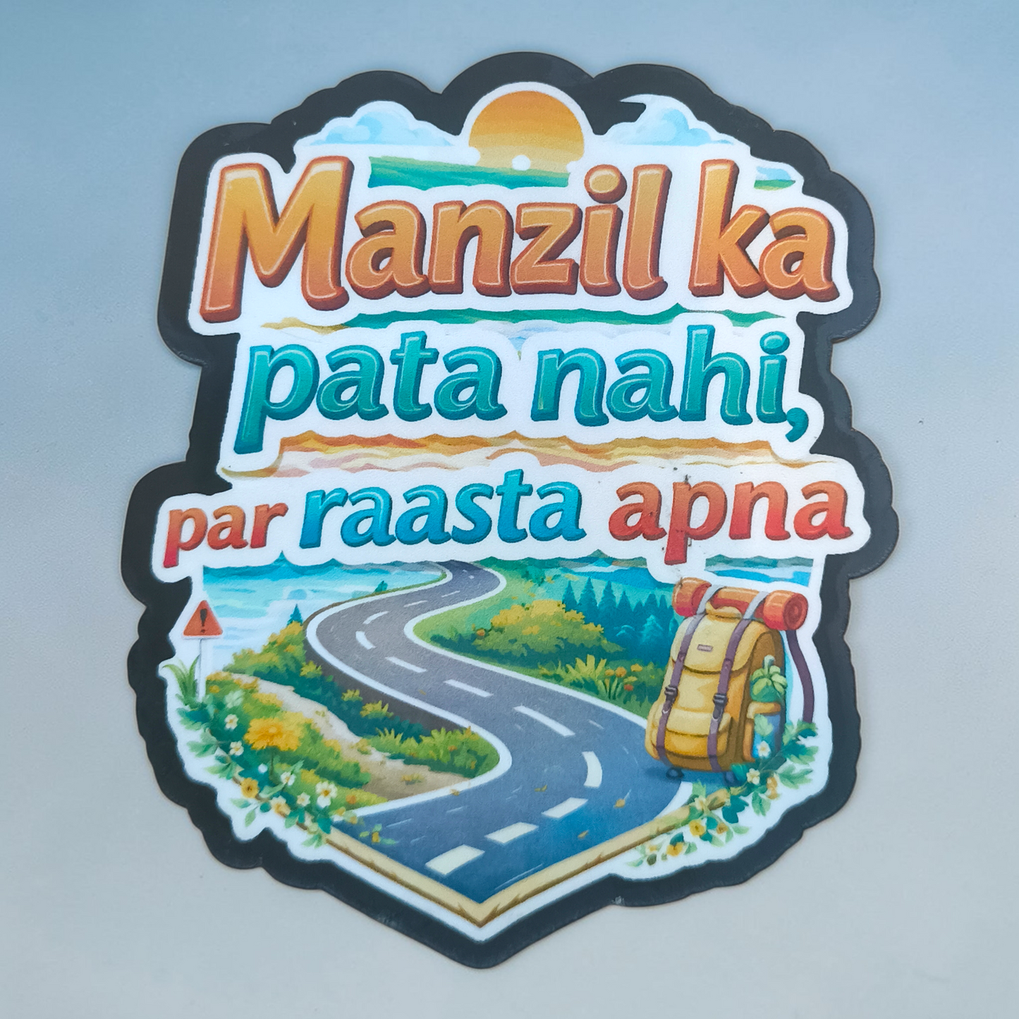 Motivational Hindi Quote Fridge Magnet