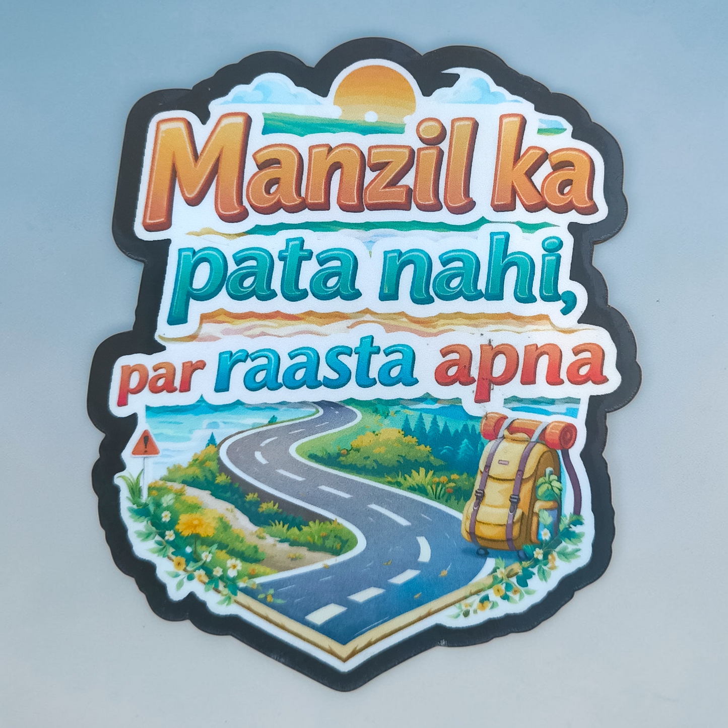 Motivational Hindi Quote Fridge Magnet