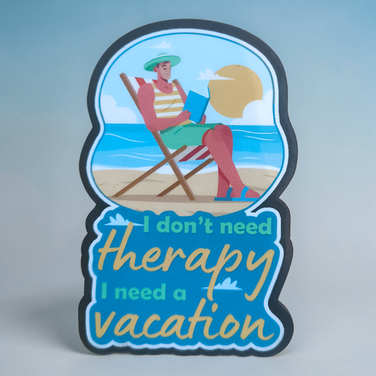 Vacation Vibes Fridge Magnet