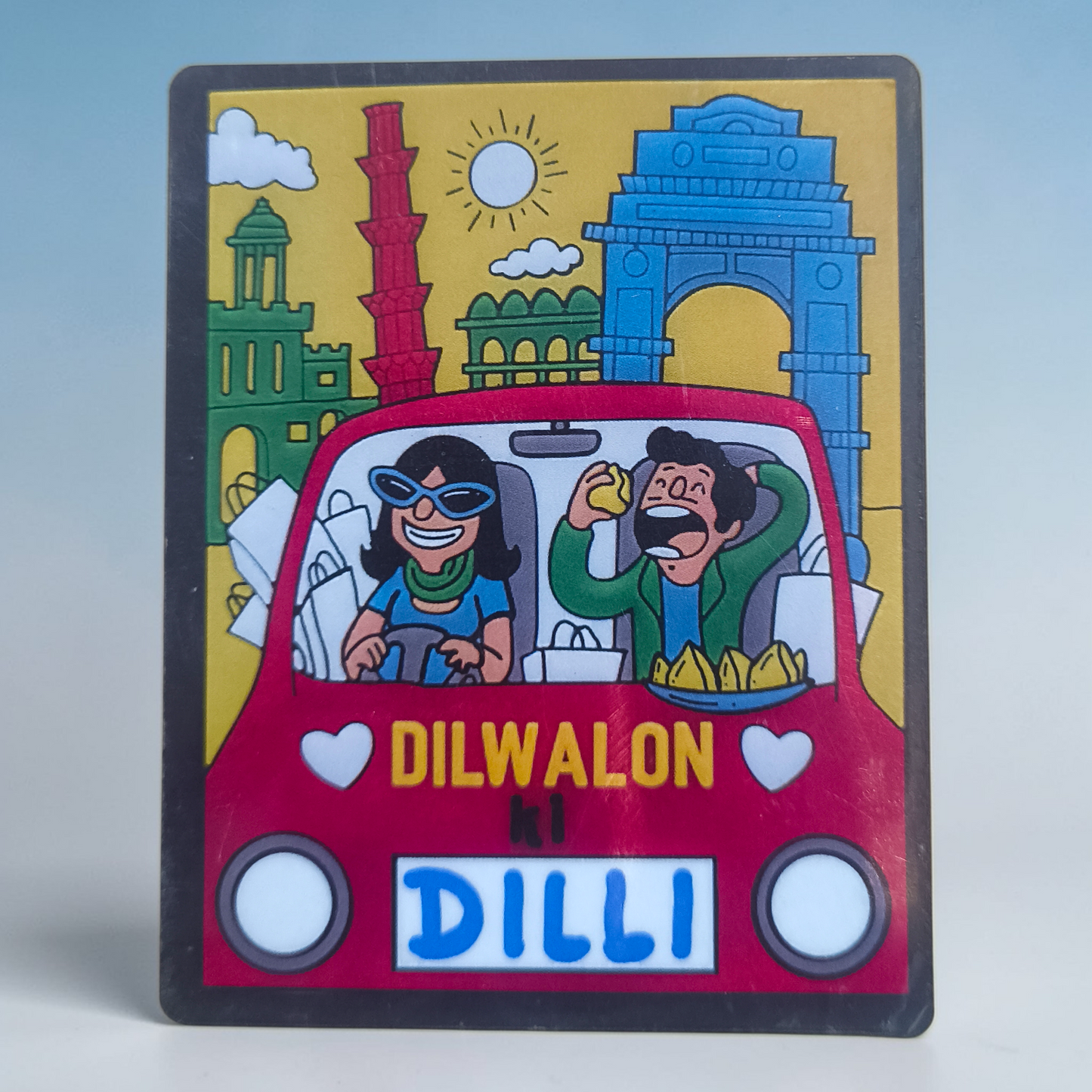 Delhi Love Fridge Magnet