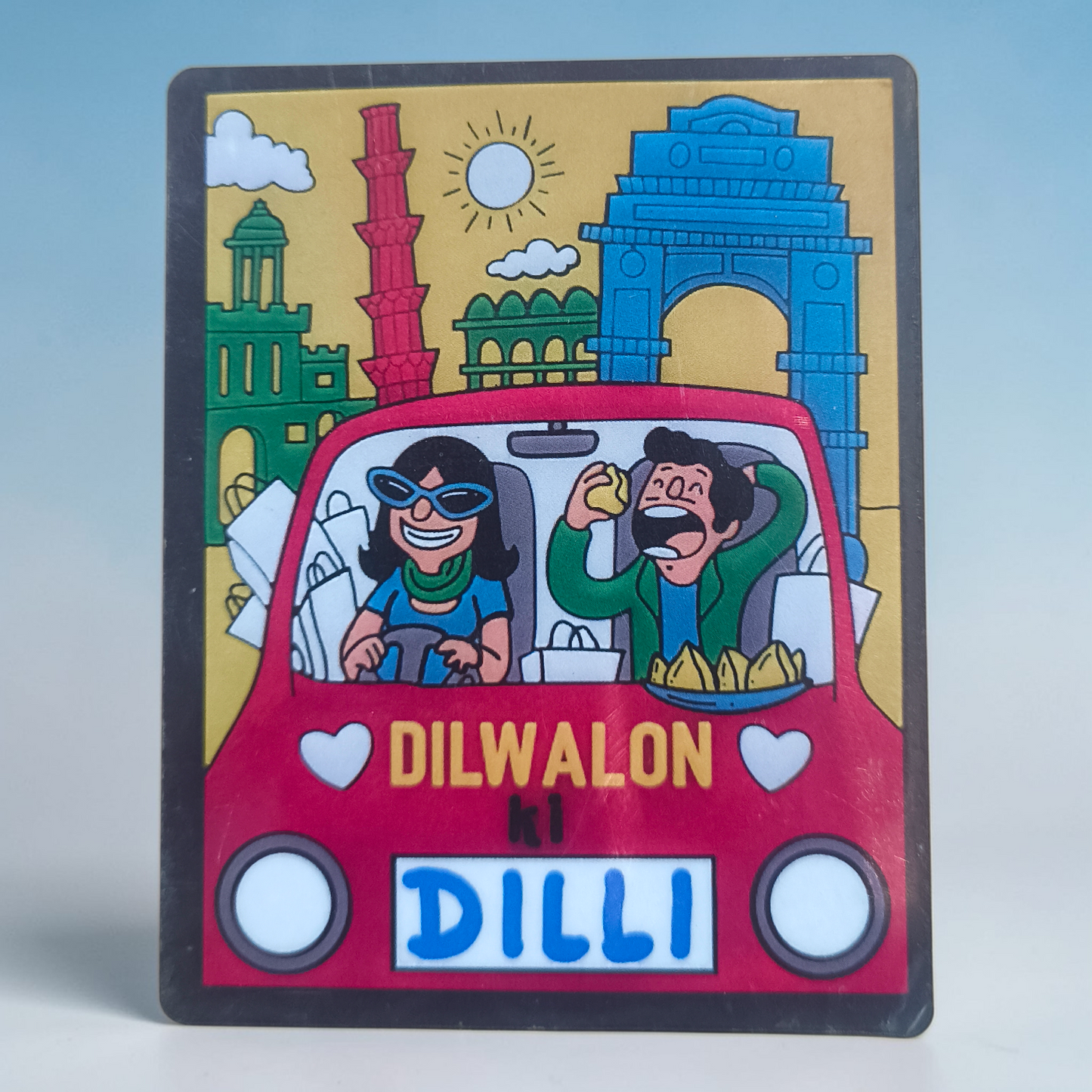 Delhi Love Fridge Magnet