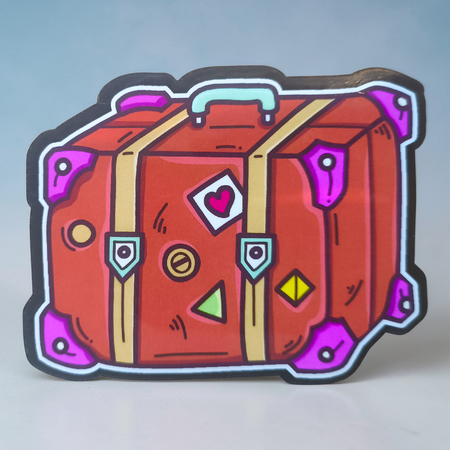 Travel Suitcase Fridge Magnet