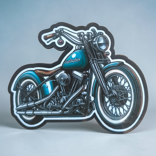 Classic Motorcycle Fridge Magnet