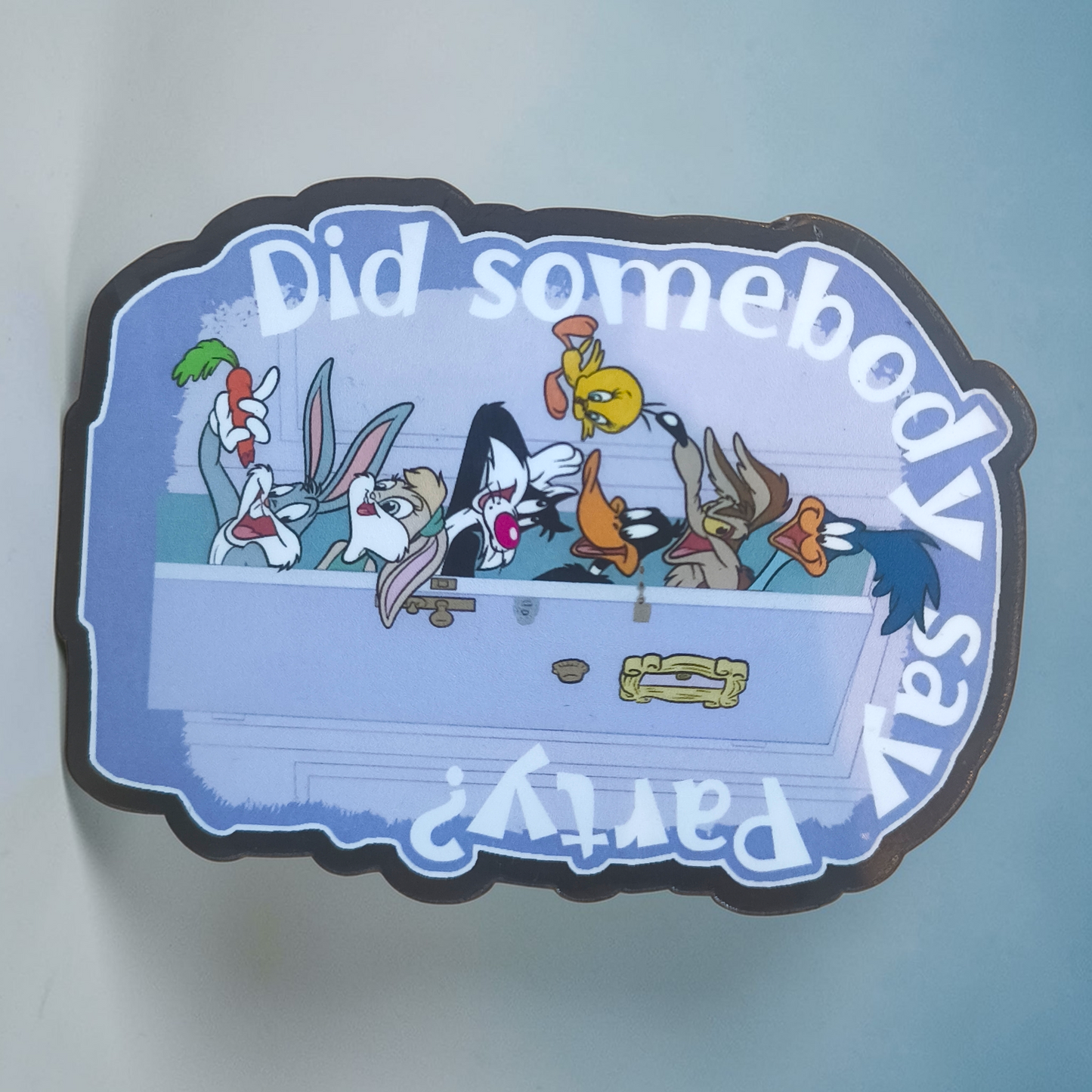 Funny Cartoon Quote Fridge Magnet