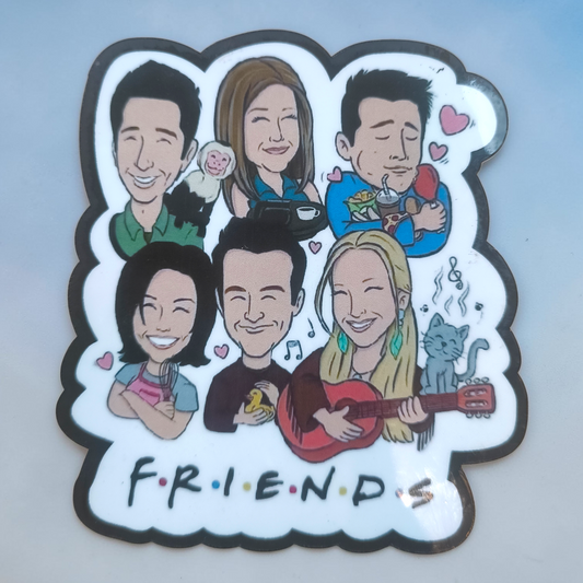 Friends Group Cartoon Fridge Magnet