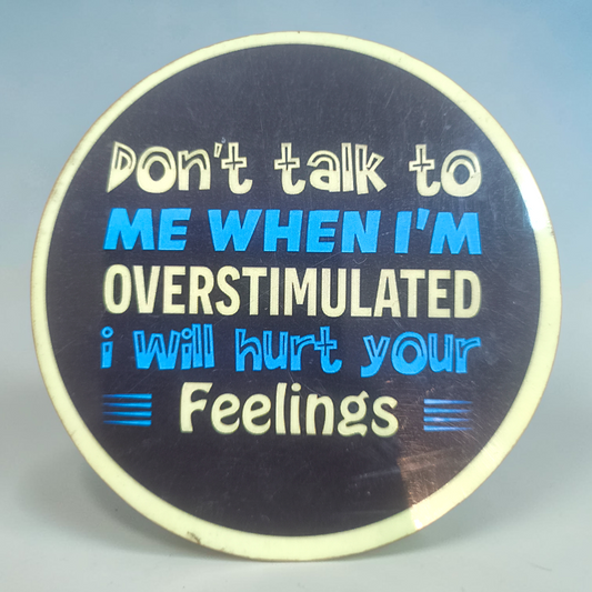 Funny Warning Quote Fridge Magnet