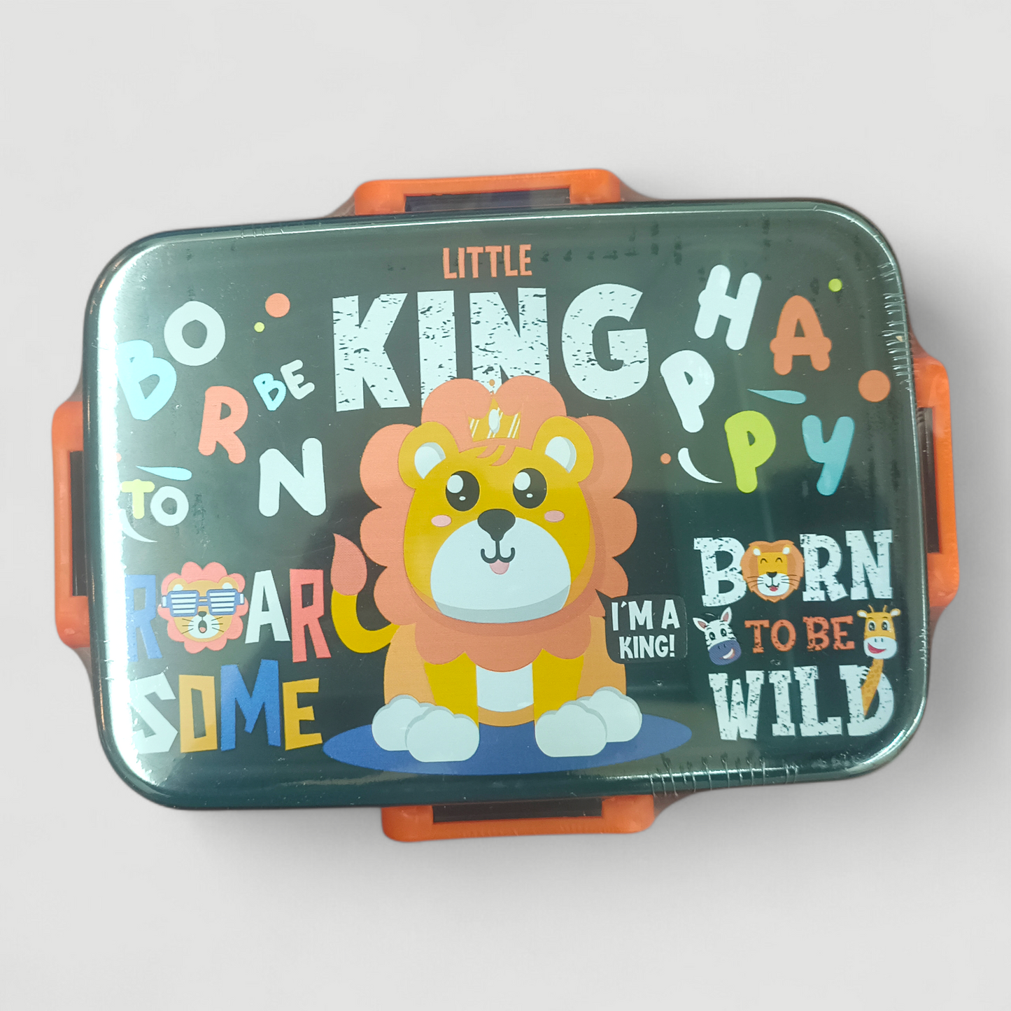Kids Cartoon Lion Lunch Box