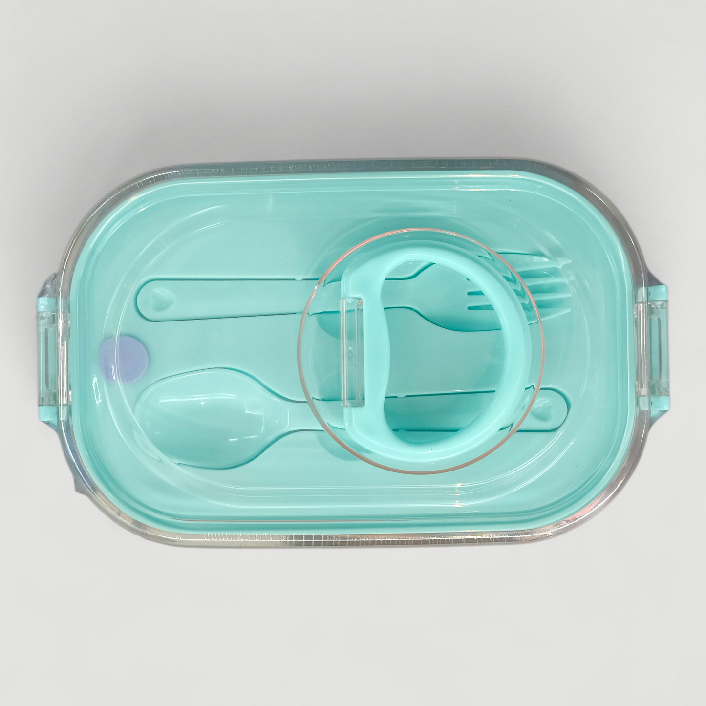 Kids Cartoon Lunch Box Set with Spoon