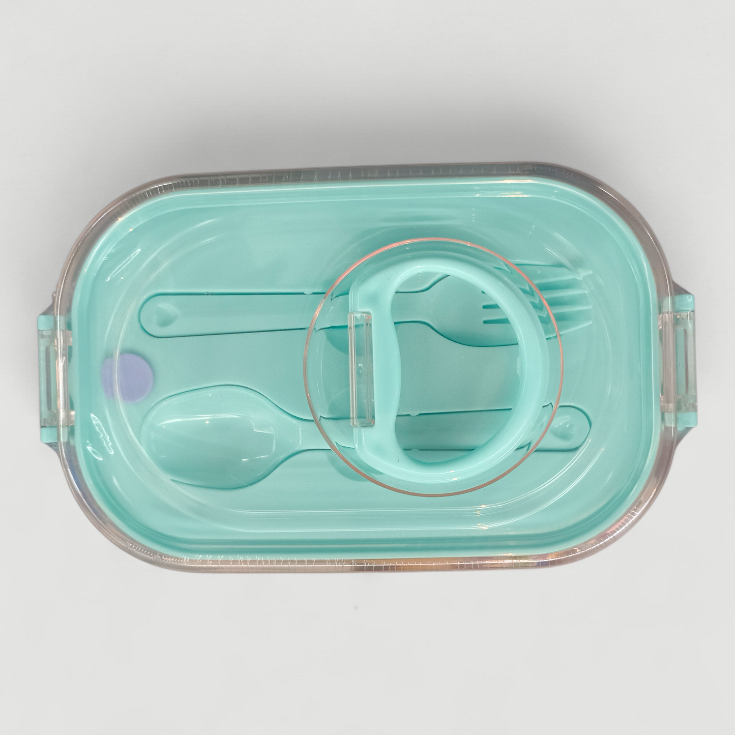 Kids Cartoon Lunch Box Set with Spoon