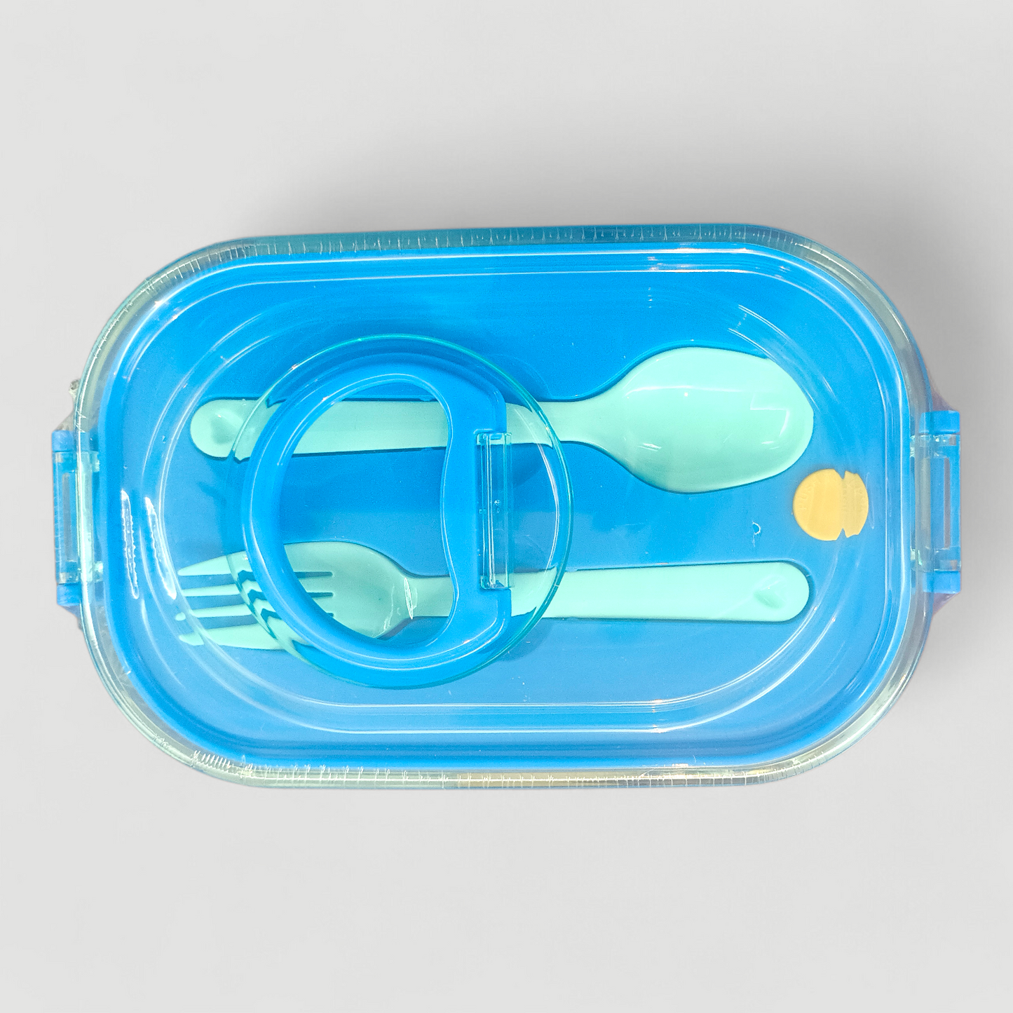 Kids Cartoon Lunch Box Set with Spoon