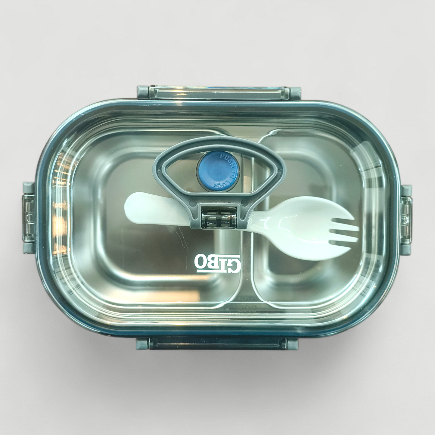 Compartment Kids Lunch Box with Spoon