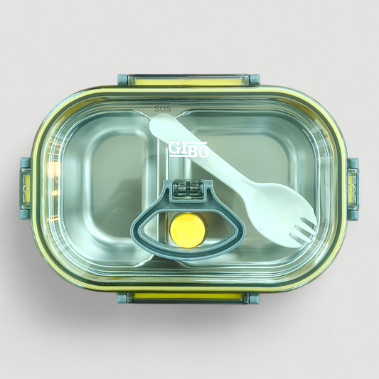 Compartment Kids Lunch Box with Spoon