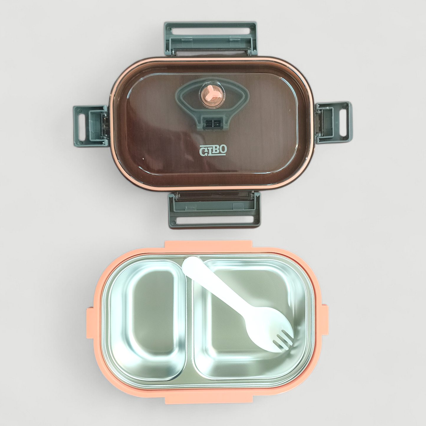 Compartment Kids Lunch Box with Spoon