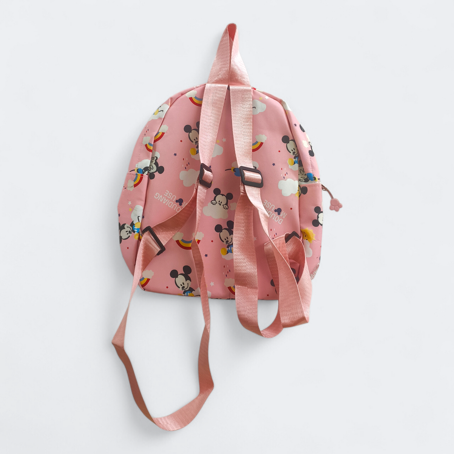 Cute Cartoon Printed Pink Kids Backpack