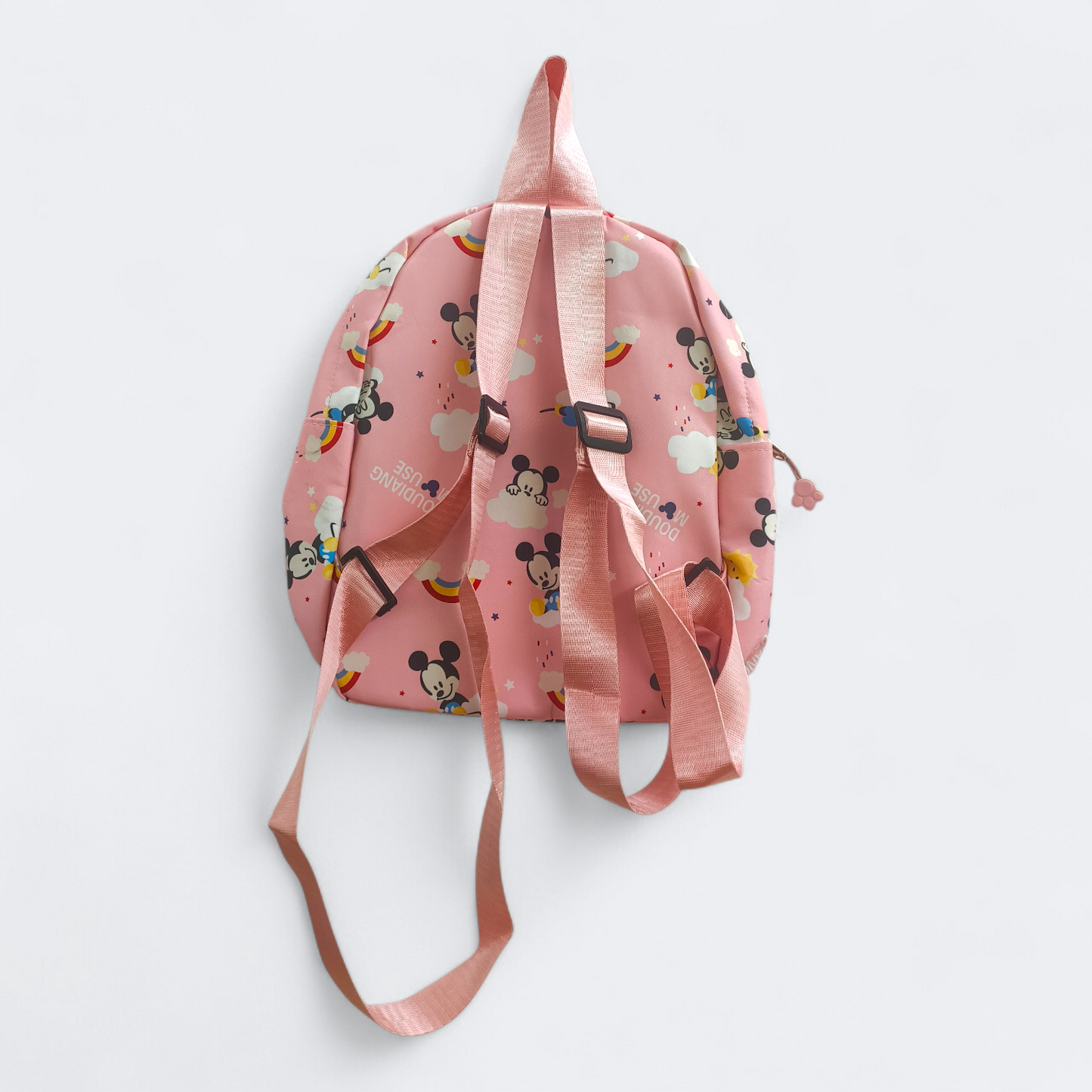 Cute Cartoon Printed Pink Kids Backpack