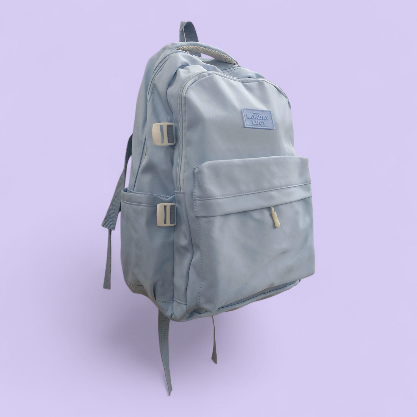 Lightweight Sky Blue Casual Backpack