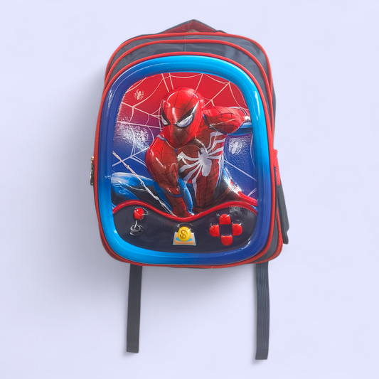 Spiderman 3D Superhero Kids School Backpack