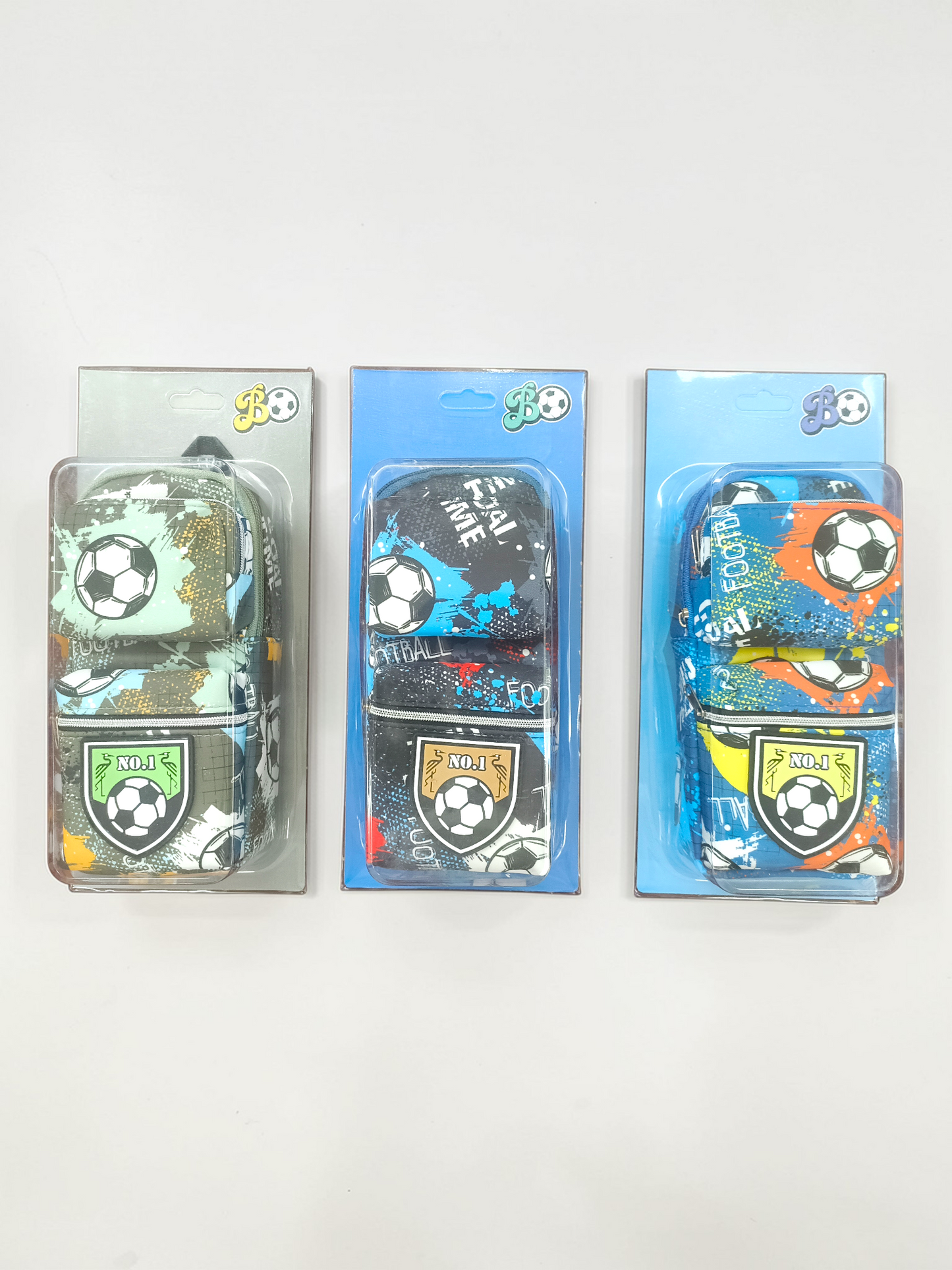 Football Print School Pouch