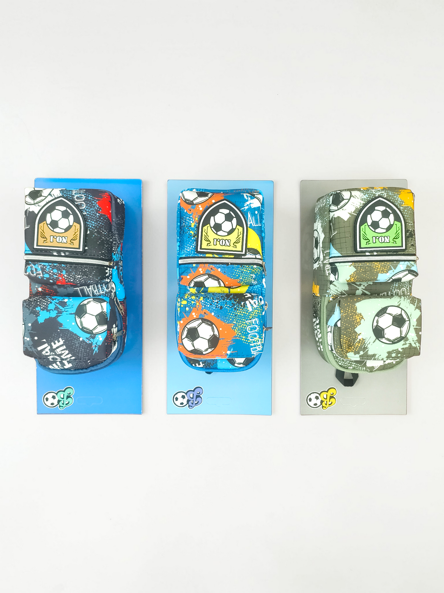 Football Print School Pouch