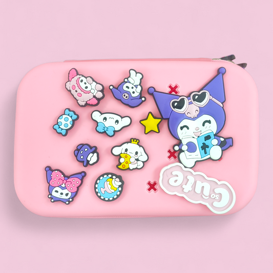 Kids Cartoon Sticker Pencil Case