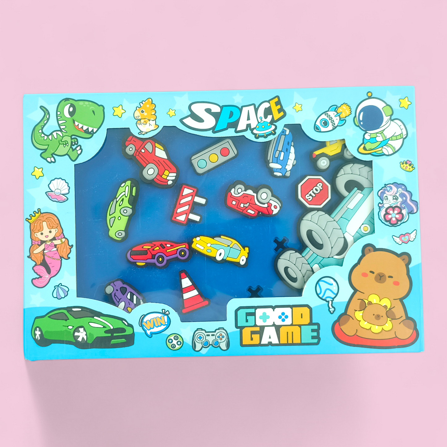 Kids Cartoon Sticker Pencil Case