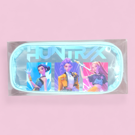 Trendy Cartoon Printed Pencil Pouch for Kids