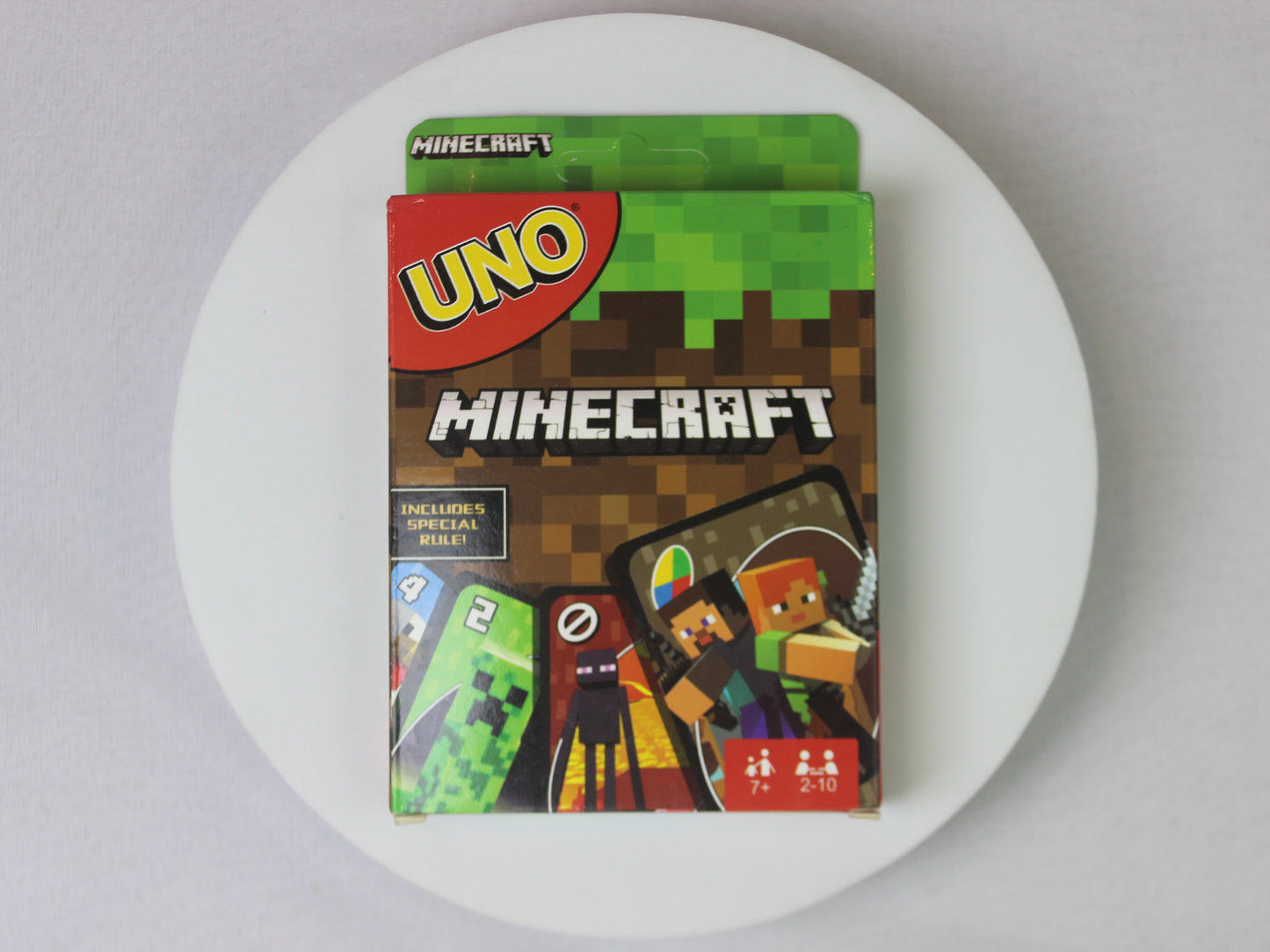 UNO Minecraft Card Game – Official Minecraft Edition | Family & Party Game (2–10 Players)