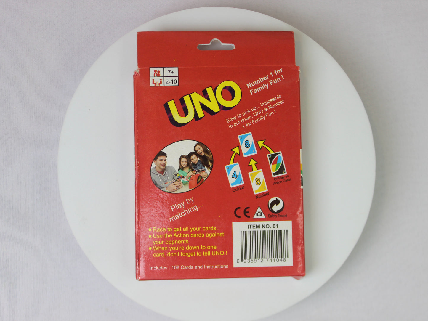UNO Classic Card Game | Family & Party Game for Kids and Adults (2–10 Players)