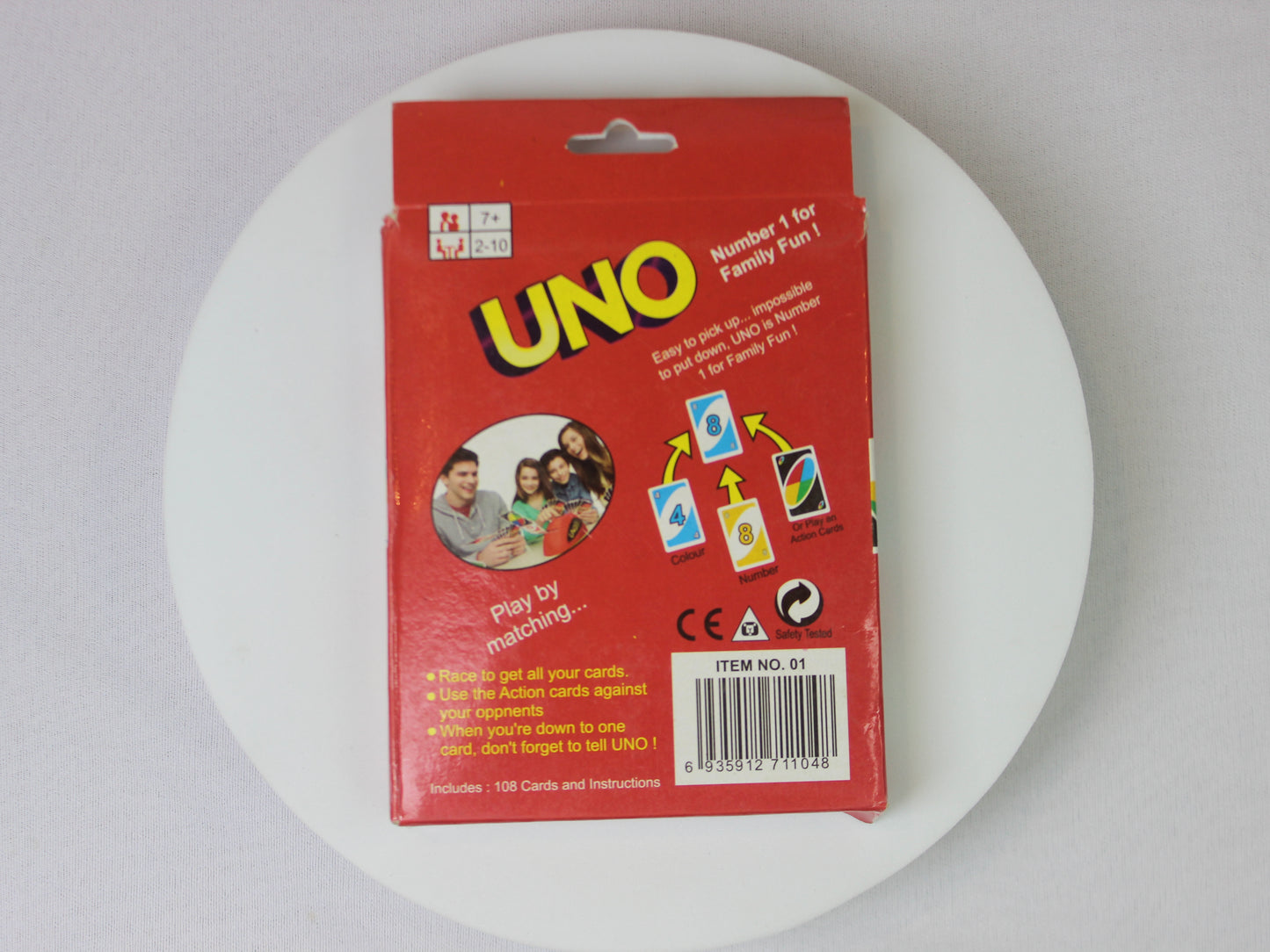 UNO Classic Card Game | Family & Party Game for Kids and Adults (2–10 Players)
