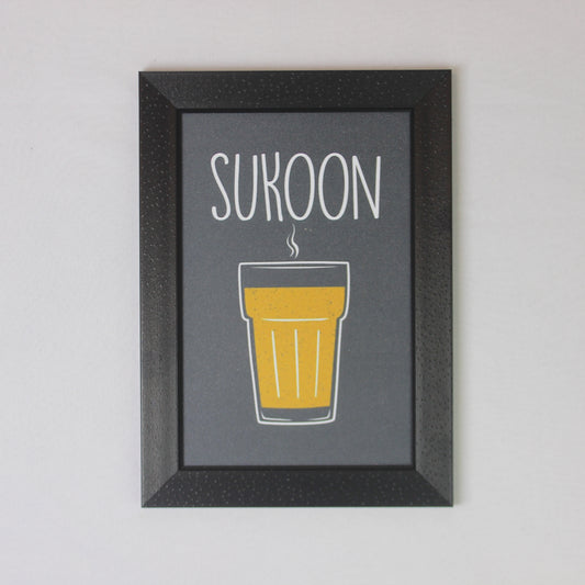 “Sukoon Chai Wall Frame”