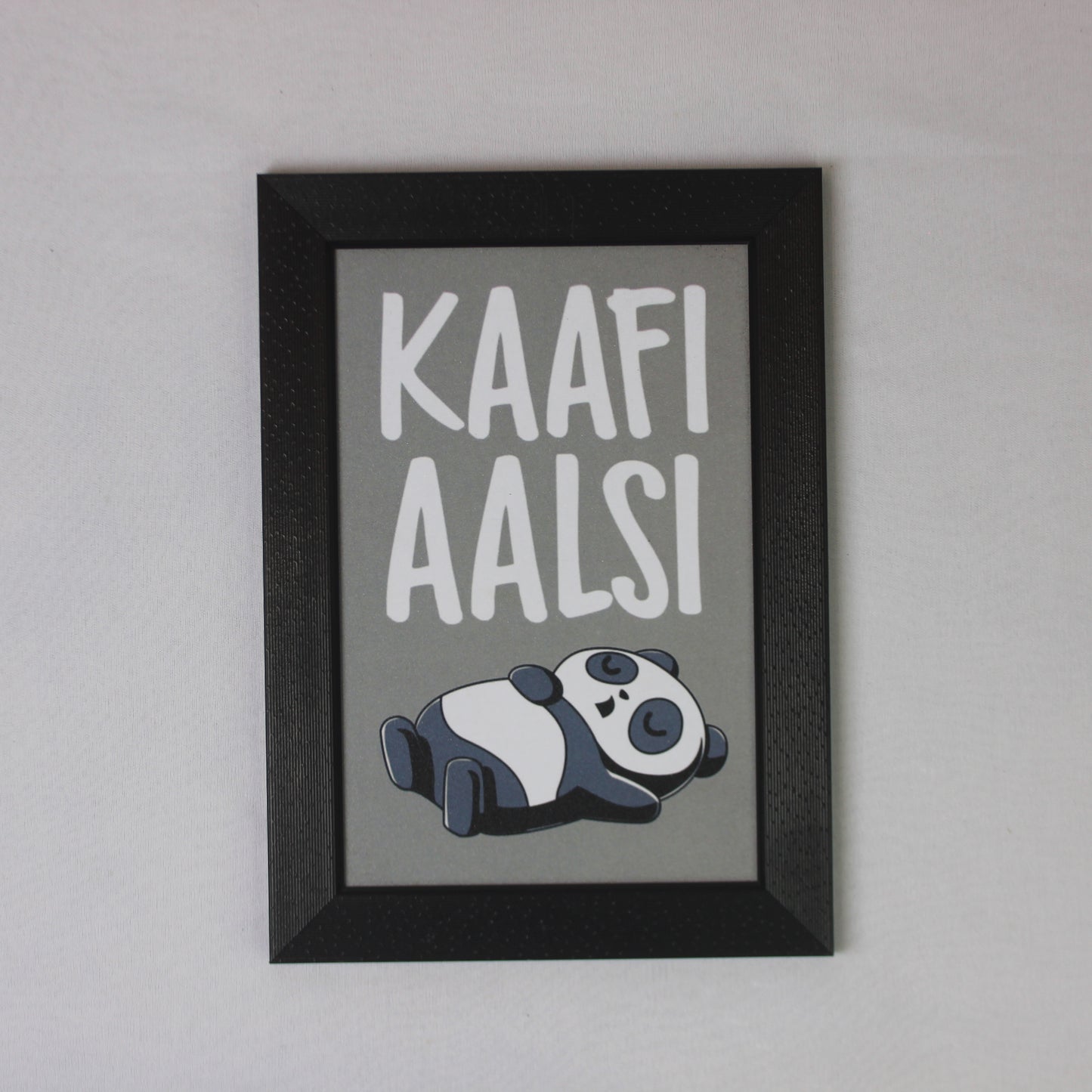 Kaafi Aalsi – Lazy Panda Wall Frame