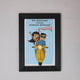 “Do Mastane Chale Zindagi Banane” – Quirky Couple Wall Art Frame