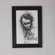 Why So Serious – Joker Sketch Wall Art