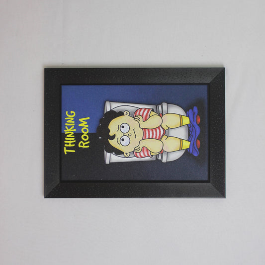 Thinking Room – Funny Wall Art Frame